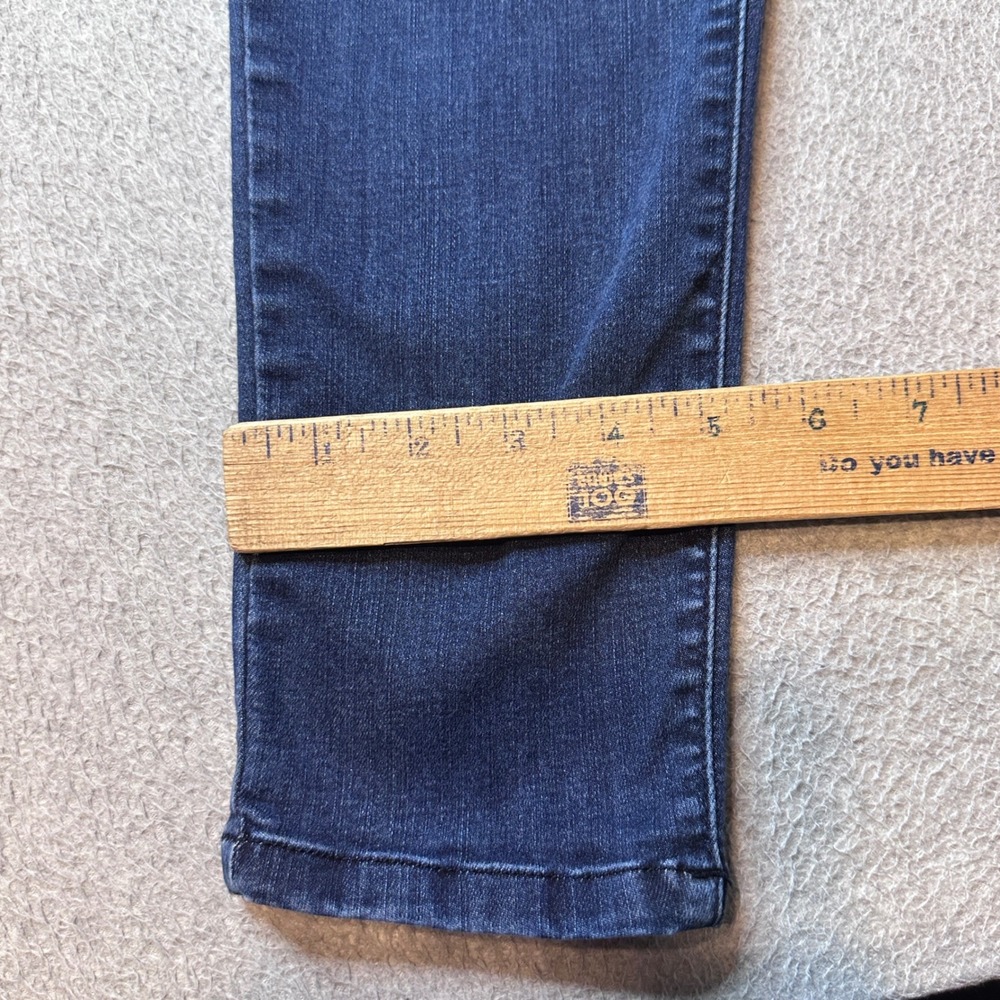 Democracy Jeans Women 12 Ab-solution Skinny Blue Stretch Denim Dark Wash - Picture 7 of 9